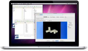 Screenshot of SuperLab software running on a laptop. Click or tap for more info.