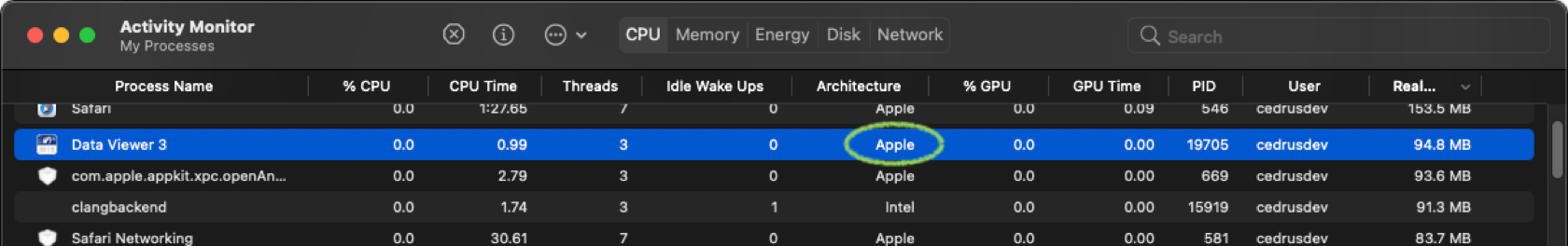 Data Viewer 3.1 running natively on an M1 Mac.png