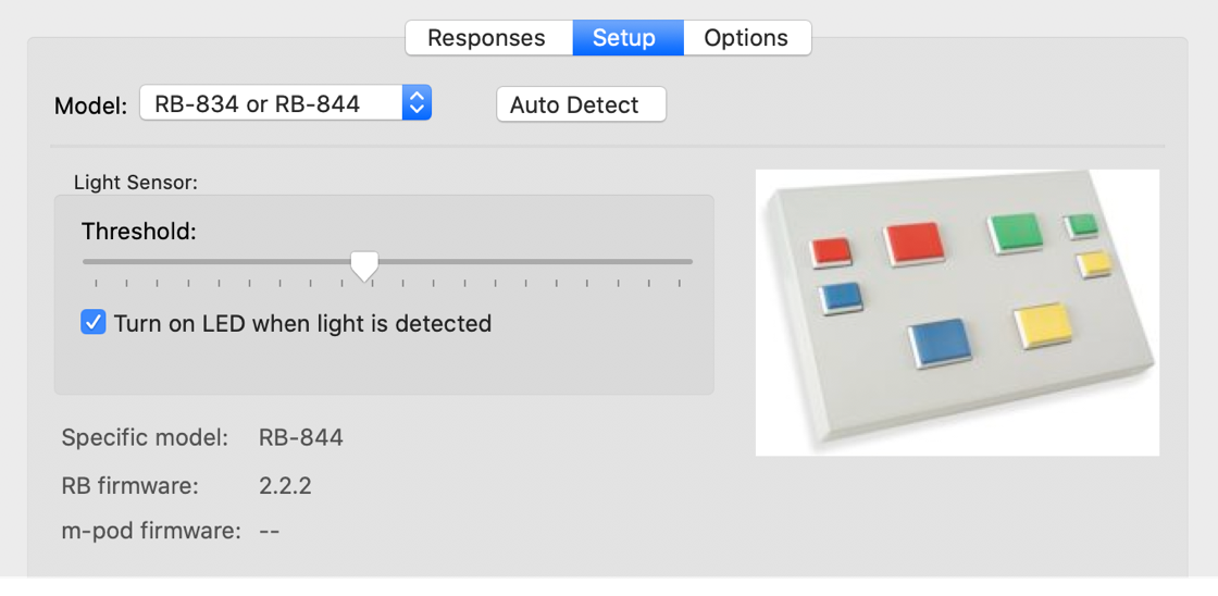 SuperLab 6 adds support for the light sensor input in the RB-x40 models.