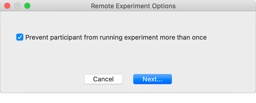 Options for building a SuperLab Remote experiment.